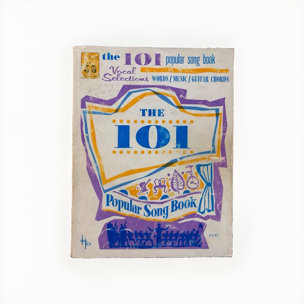 The 101 Popular Song Book, Vocal Selections Words/Music/Guitar Chords/V35 1964